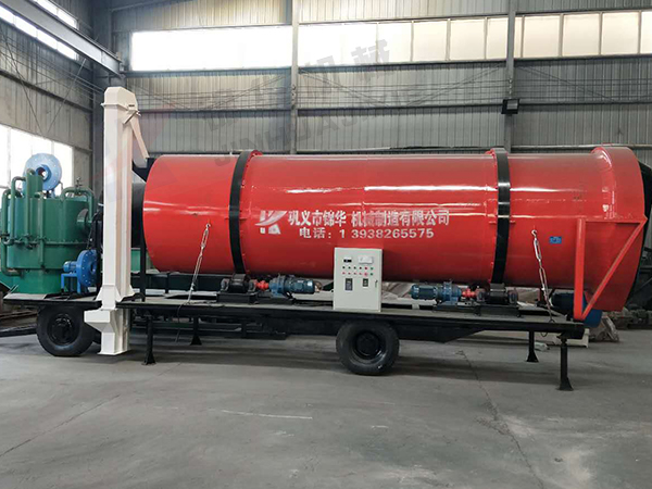 河北保定粮食烘干机械安装现场 